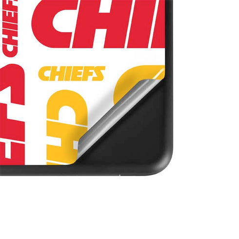 NFL Kansas City Chiefs White Blast Google Pixelbook Go Skin